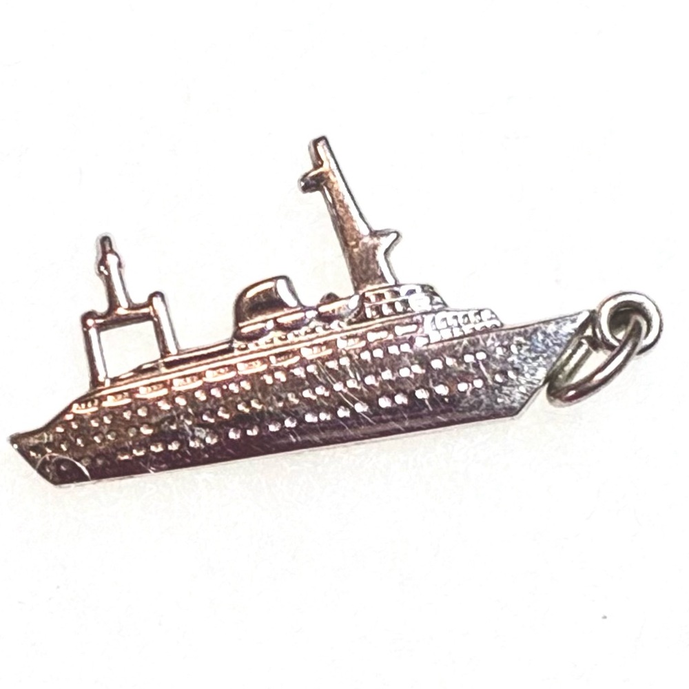 Sterling Silver S.S. Volendam Ship Charm